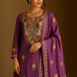 Aari Work In Cotton Suit
