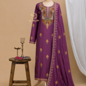 Aari Work In Cotton Suit