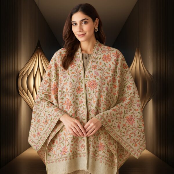 Floral Jaal Pashmina Shawls