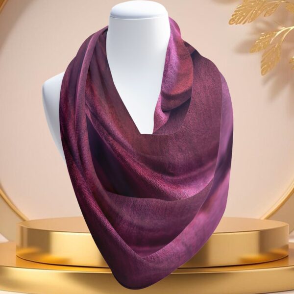 Maroon Plain Pashmina Stole
