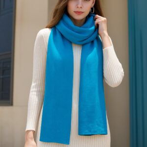 Sky Blue Plain Pashmina Stole