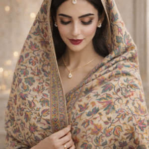 Floral Elegance Pashmina Shawl