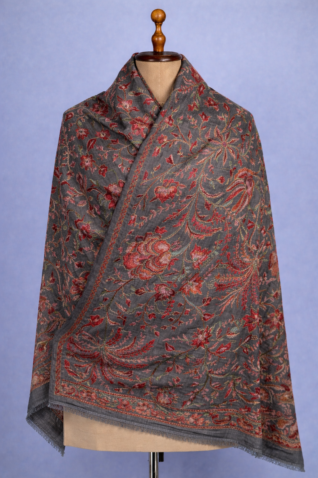 Hand Embroidered Pashmina Shawl