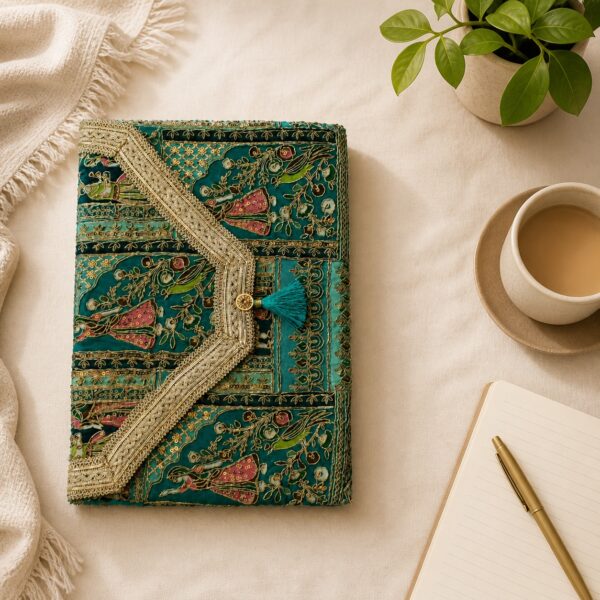 Premium Handcrafted Embroidered MacBook Cover - Image 2