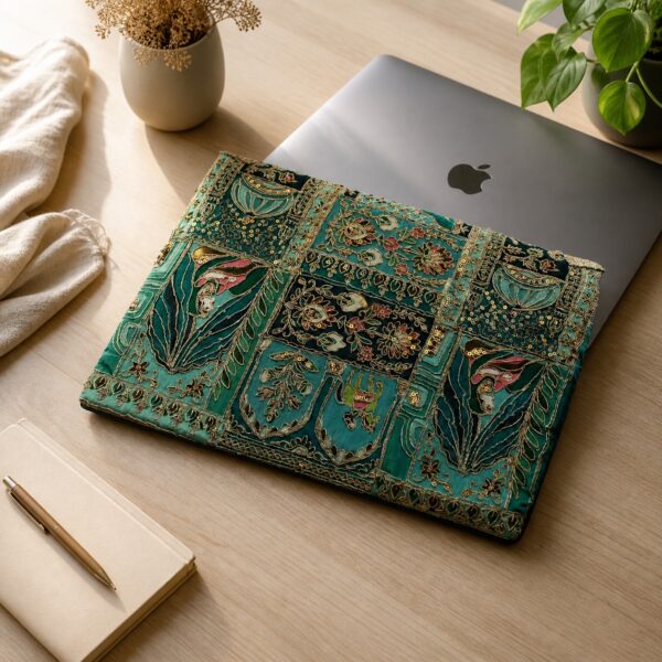 Premium Handcrafted Embroidered MacBook Cover