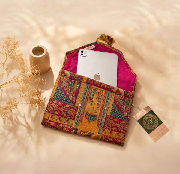 Traditional Embroidered MacBook Cover - Image 3