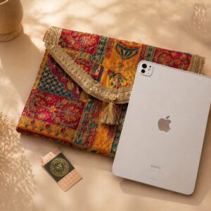 Traditional Embroidered MacBook Cover